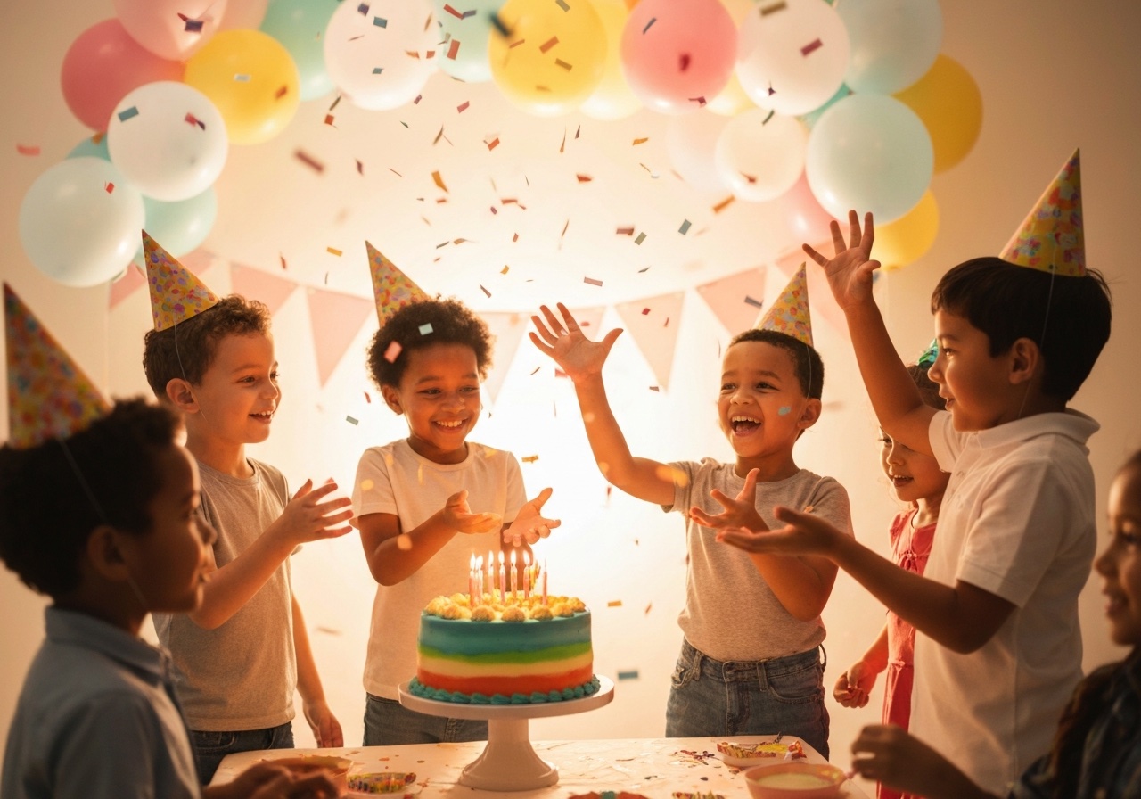 Kids AI birthday invitation video