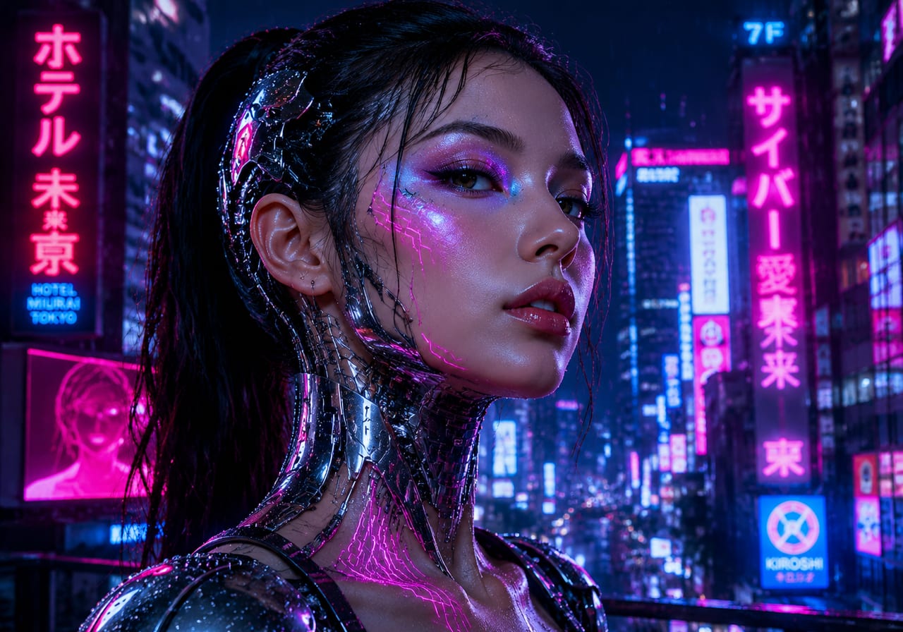 AI model cosplay portrait example