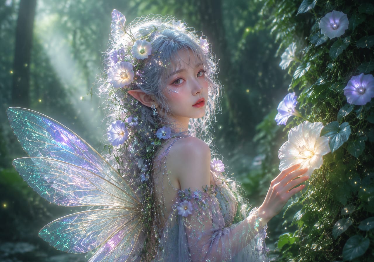 AI generated cosplay girls portrait example