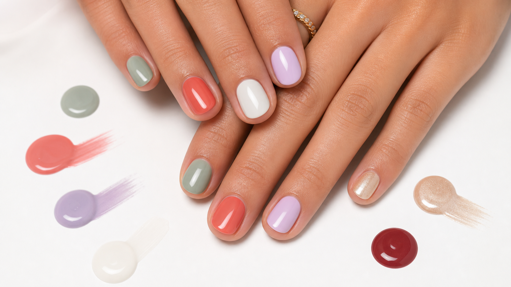 See how a design looks on short vs long nails