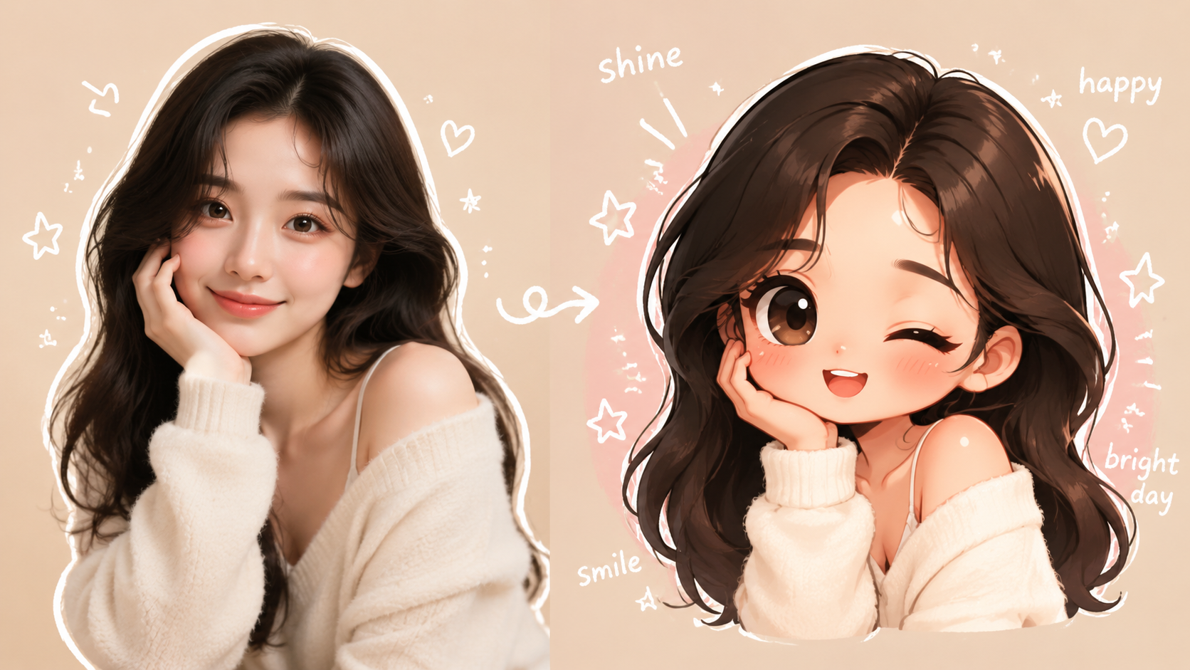 Clear uploaded photo for chibi cartoon prompt video