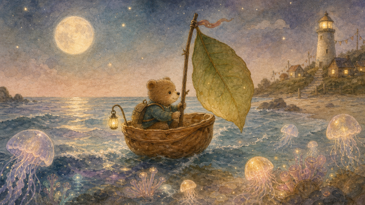 Bedtime story videos for preschoolers on YouTube — AI generated sleepy animal scene