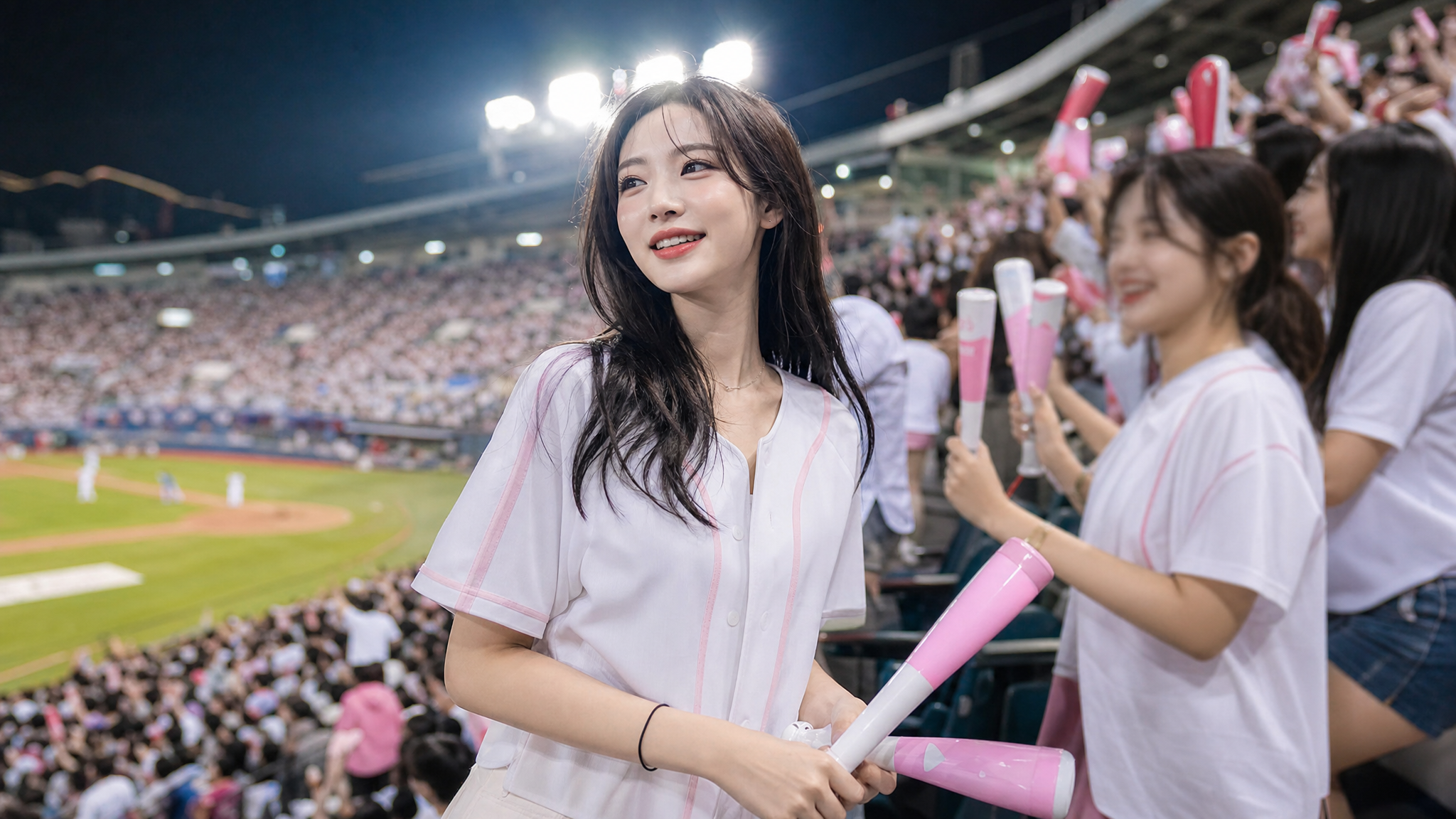 Korean Baseball AI Prompt Instagram Look